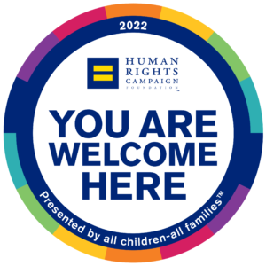 All children all families you are welcome here seal